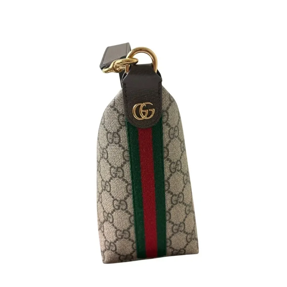 Gucci Ophidia GG Super Mini canvas shoulder bag New - Picture 6 of 12